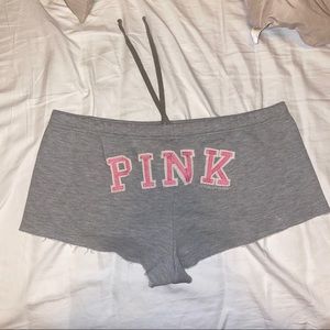 Drawstring Victoria Secret Pink Sweat Shorts